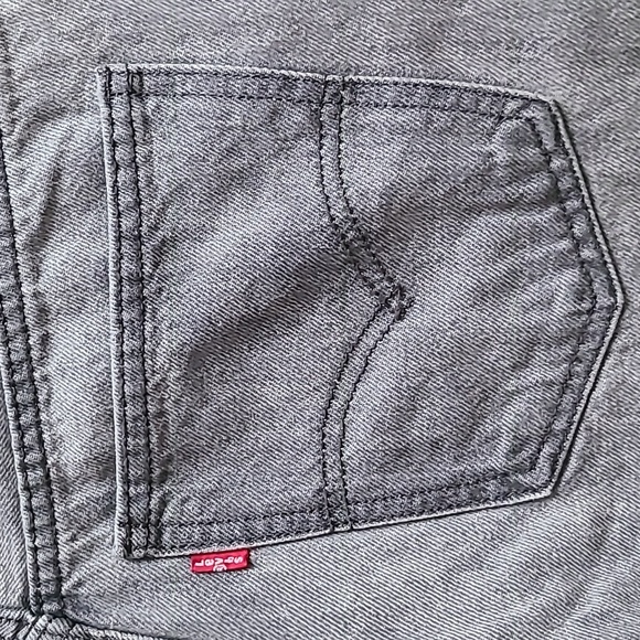 LEVIS WOMENS LIW PRO STRAIGHT GRAY JEANS SIZE 28 SEE MEASUREMENTS IN PICTURES - Picture 10 of 16